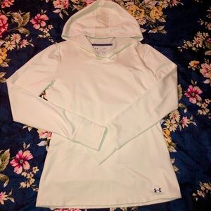 Under Armour Womens Heatgear Hoodie Mint L